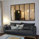 Bright apartment not overlooked Paris 