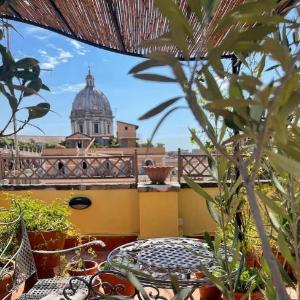 Attic Terrace Center of Rome Baroque