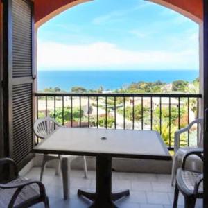 Apartment with one bedroom in Porticcio with wonderful sea view shared pool and balcony 350 m from the beach