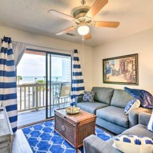 Cozy Condo with Balcony and Ocean View - Walk to Beach!