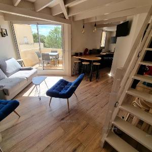 SUPERBE appartement T3 avec extérieur à 50m de la mer