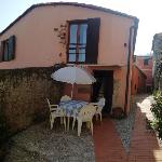 Romantic house in a medioeval village near the sea