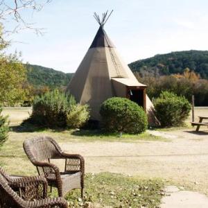 #8 Rising Moon - Tipis on the Guadalupe