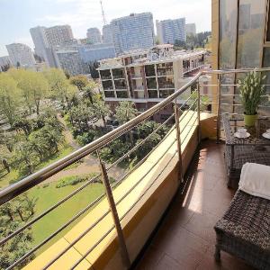 View studio at MorPort! Balcony. Pool. 4 people 