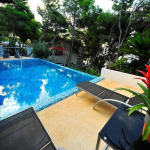 Beachfront Villa Meneghello with private pool by the sea in Hvar on Hvar island