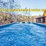 SmokyStays HeatedPrivate Swim Spa cabin Gatlinburg Tennessee