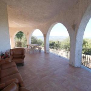 House with 3 bedrooms in La Tozza with wonderful sea view and enclosed garden 3 km from the beach