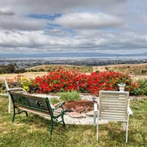 Floral Studio with Bay Area Views about 2 Mi to Dtwn!