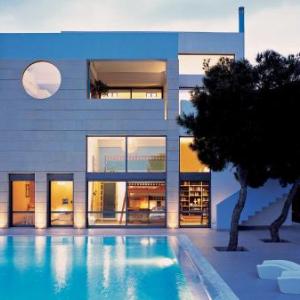 Minimal Blue Villa