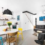 Designer two-level loft in Kazimierz district