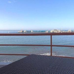Maritime Walk Los Cristianos. Over the sea.