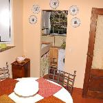 House with private garden in Cortonas town centre