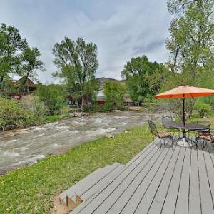 Charming Riverfront Cabin with Fireplaces home