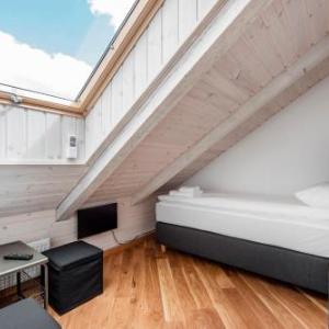 Small attic rooms in Kaunas old town