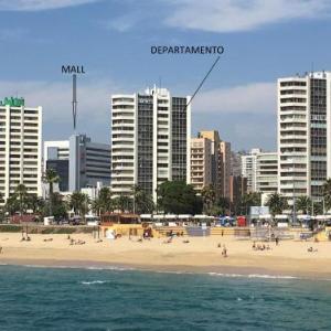 Frente a Playa - 3 dorms 2 baños parking WiFi 2 cuadras MALLS