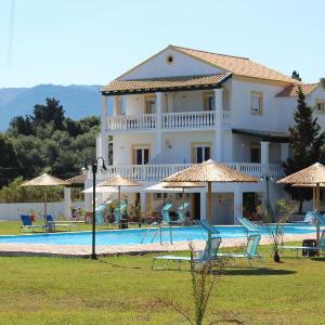 Corfu Sea Palm Villa Serena - Pool View