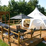 Luxury Glamping In The Dordogne In A Lotus Belle Stargazer Tent