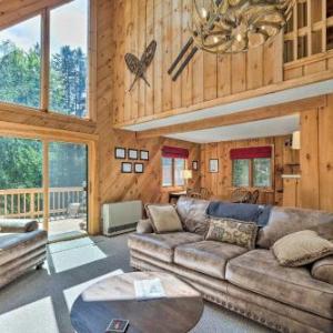 Sunny Mountain Chalet with Hot Tub Ski and Hike!