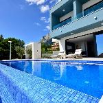 Villa Ninahas heated pool BBQ roof terrace   