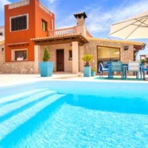 Villa with 3 bedrooms in Llucmajor with wonderful sea view private pool enclosed garden