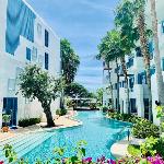 O2 Penthouse Pool Access 2 BR Santora Huahin