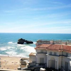 Apartment with one bedroom in Biarritz with wonderful sea view and WiFi 300 m from the beach