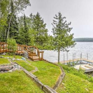 Chicagon Lakefront Cabin with Private Sauna & Dock home