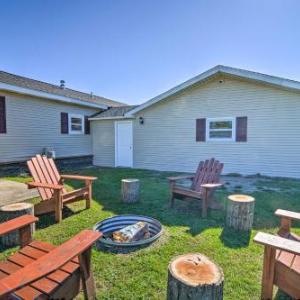 Smart Home Near Flowage Lake with Fire Pit