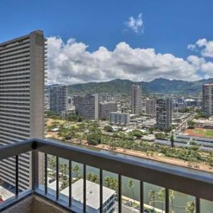 Chic High-Rise Waikiki Apt with City and Mtn Views