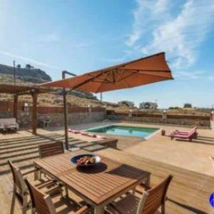 Executive Rhodes 3-Bedroom Villa Villa Seastone Private Pool Sea Views Lindos