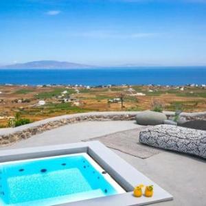 Luxury Santorini Villa Villa Elysian Dyo Private Hot Tub Air Conditioning