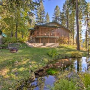 Secluded Forest Cabin with Whitefish Lake Views