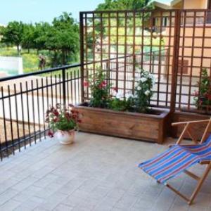 Apartment with one bedroom in Valderice with wonderful city view furnished garden and WiFi