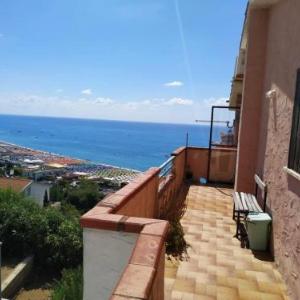 This apartment has a terrace and sea views.