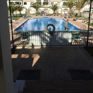 Apartment with one bedroom in Castillo Caleta de Fuste with wonderful mountain view shared pool and enclosed garden