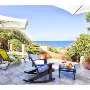 Villa Riva Mare Sorso for 6 people with garden and veranda overlooking the sea