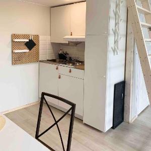 Cozy & central LOFT in 1914 Finnish wooden house.