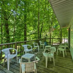 Secluded Bryson City Home with Deck Steps to Creek!