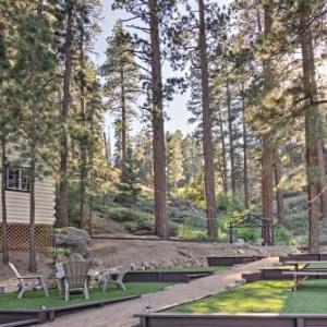 Big Bear Cabin with Hot Tub Sauna and Lawn Games!