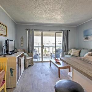 Galveston Escape with Balcony and Pool Walk to Beach!