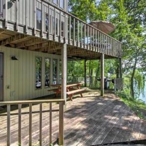 Lakefront Waupaca Home with Pool Table Dock and Views!