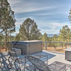 Above it All Ruidoso Home with Mtn Views and Hot Tub