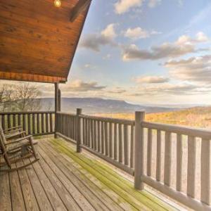 Great Smoky Mtns Rustic Cabin with Views and 2 Decks!