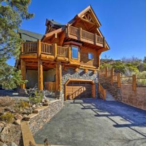 Big Bear House with Hot Tub and View of Bear Mountain!