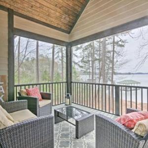 Seneca Home with Porch and Private Dock on Lake Keowee!