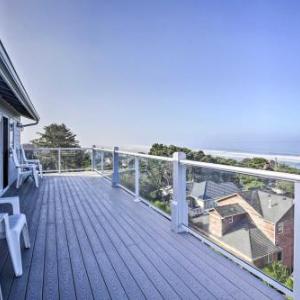 Ocean-View Lincoln City Retreat with 3 Viewing Decks