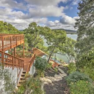 Waterfront Lakehills Home with Pvt Dock and Lake Views