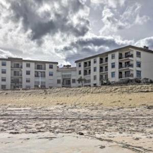 Oceanfront Ormond Beach Condo with Balcony and Pool!