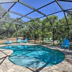 St Augustine Home with Pool Walk to Beach!