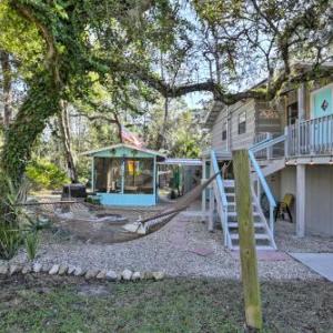 Steinhatchee Home with Large Yard Grill Gazebo